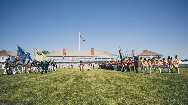 Battle of Fort George War of 1812 Re-enactment